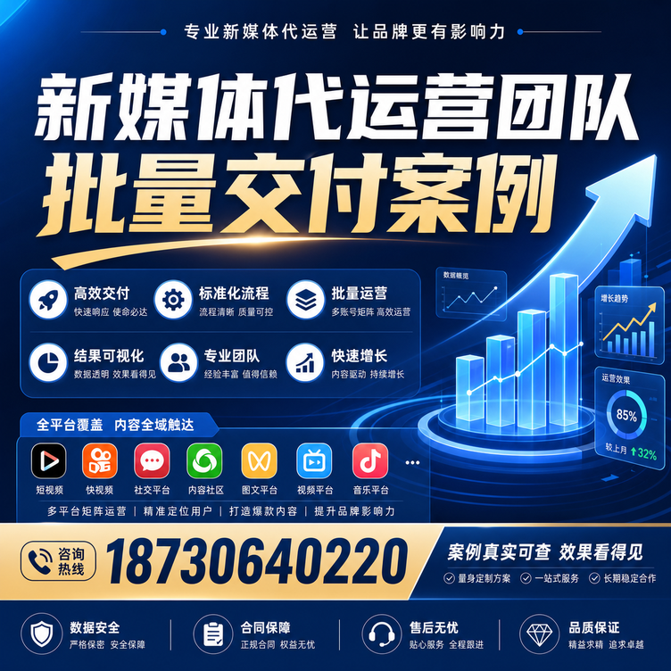 黑河代运营公司多客户账号批量高效交付案例